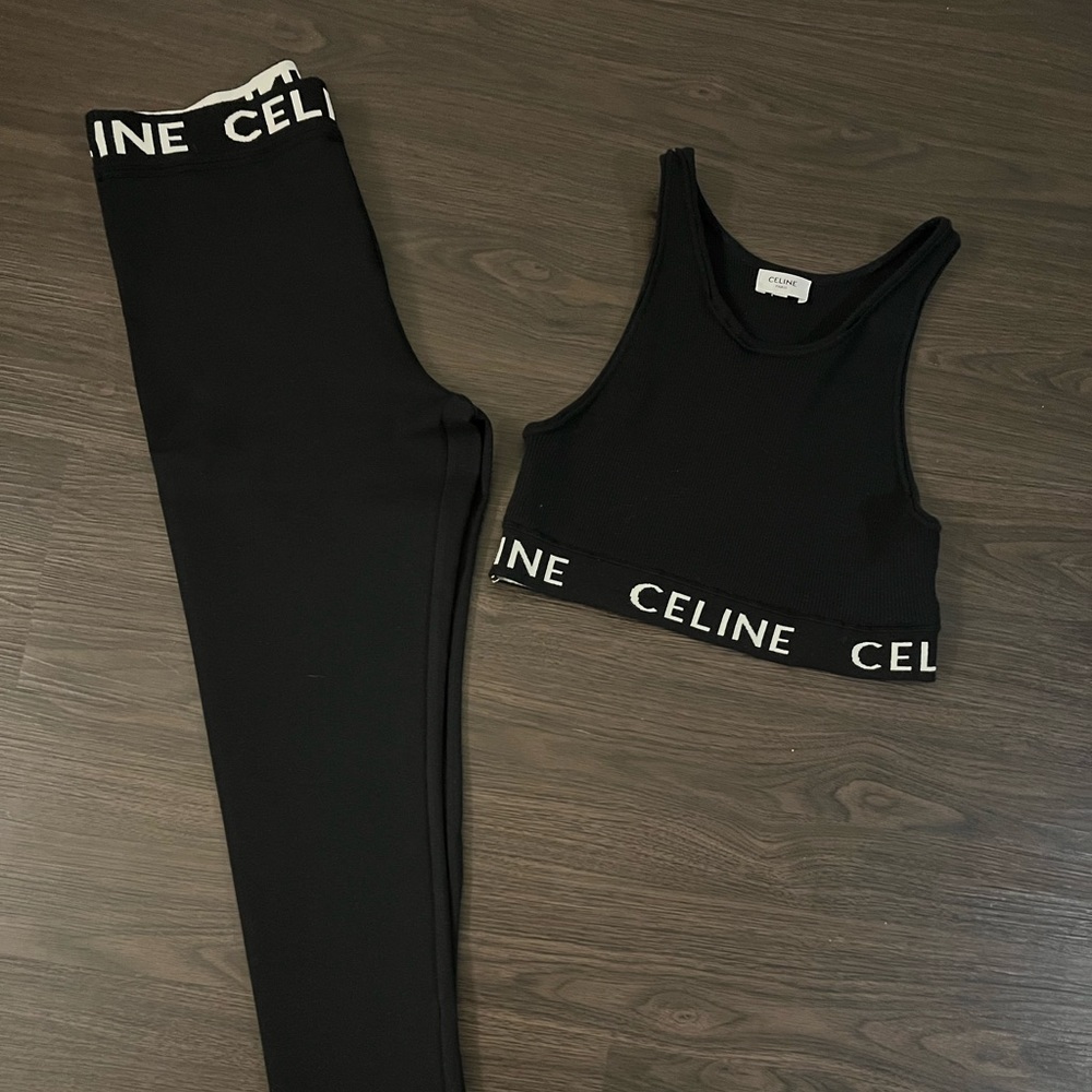 CELINE black two piece set! 😍